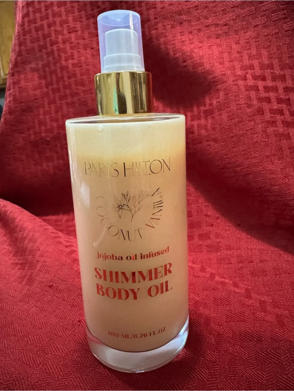 Paris Hilton Shimmer Body Oil - Gold Cream